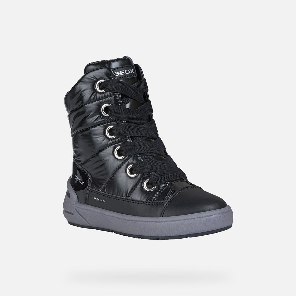 Geox Kiz Çocuk Ankle Bot Siyah - Sleigh Abx - LOT-530972